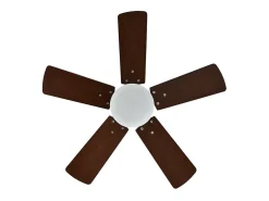 Ventilador Dc Marta Dorado Y Led Integrado 36w Memoria Color