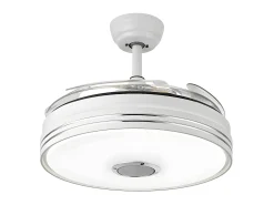 AKUNADECOR Plafón^Ventilador Dc Matanuska Con Altavoz Y Conectividad Bluetooth Blanco