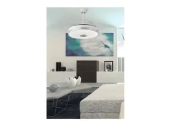 AKUNADECOR Plafón^Ventilador Dc Matanuska Con Altavoz Y Conectividad Bluetooth Blanco