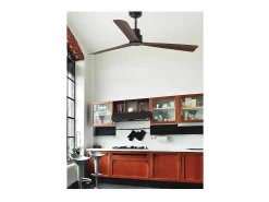 Ventilador Dc Nasau Negro Control Remoto 6 Velocidades Faro