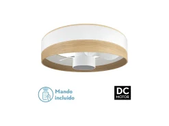 Ventilador Dc Olga Blanco Led Memoria Color Temperatura Regulable