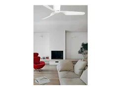 AKUNADECOR Plafón^Ventilador Dc Pemba Mando Distancia Funcion Inversa Faro Blanco