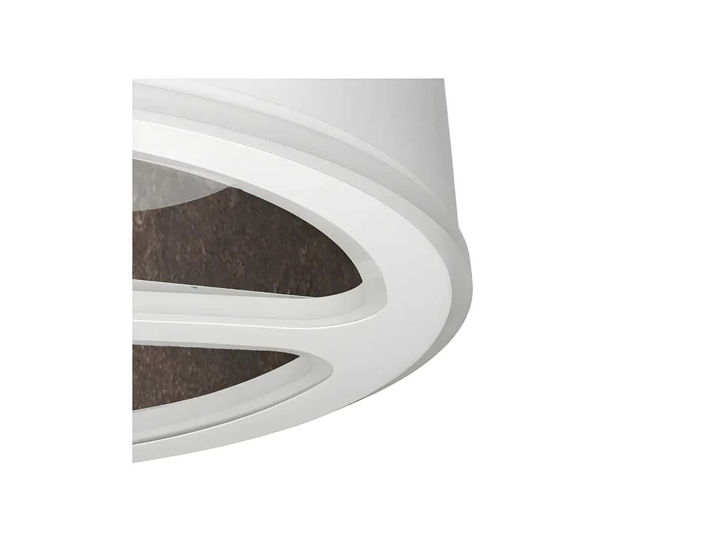 Ventilador Dc Tatiana Blanco Oxido Led Integrado 3temperaturas Mando Distancia
