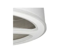 AKUNADECOR Plafón^Ventilador Dc Tatiana Gris Led Integrado 3temperaturas Mando Distancia Blanco