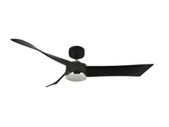 Ventilador Dc Tempel Negro Led Cct Regulable Con Inverter