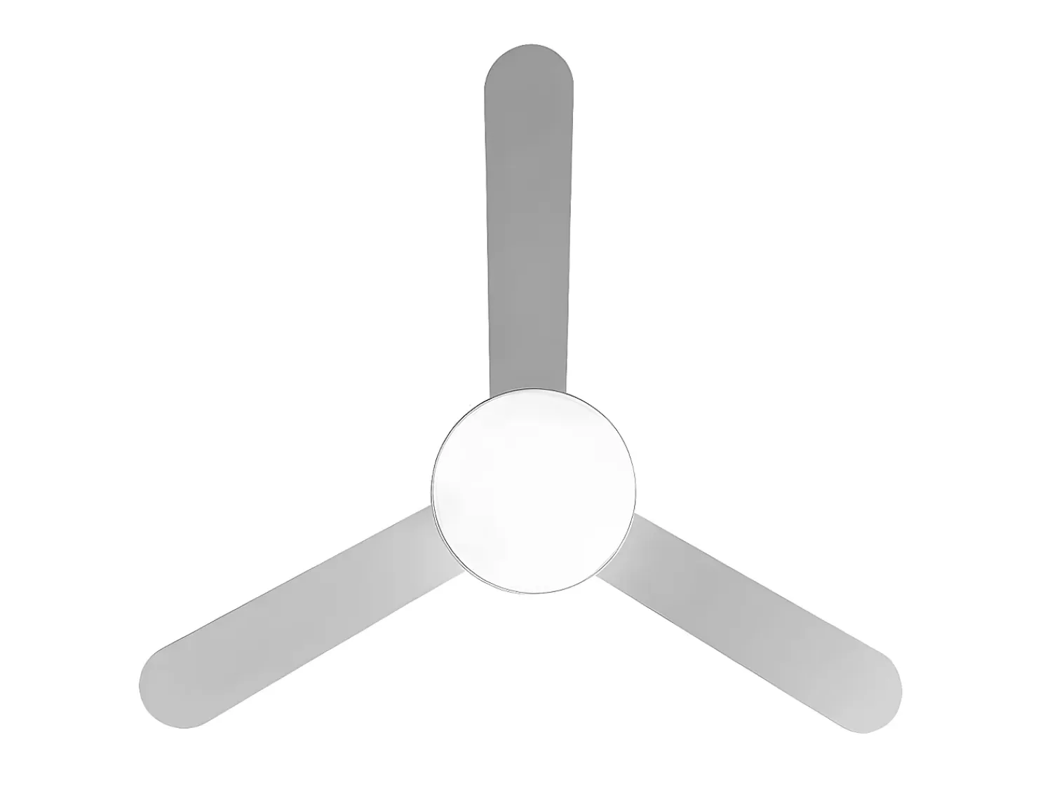 AKUNADECOR Plafón^Ventilador Dc Umi Led 3 Temperaturas Y Control Remoso Gris