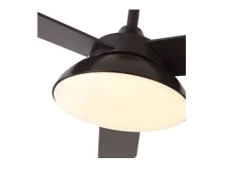 Ventilador Dc Umi Marron Led 3 Temperaturas Y Control Remoso
