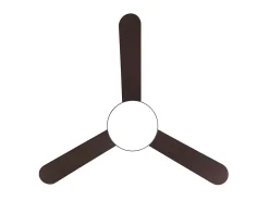 Ventilador Dc Umi Marron Led 3 Temperaturas Y Control Remoso