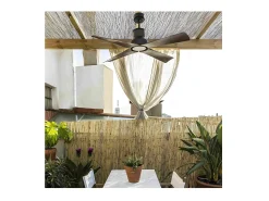 AKUNADECOR Plafón^Ventilador Dc Winche L Control Remoto Funcion Inversa Negro