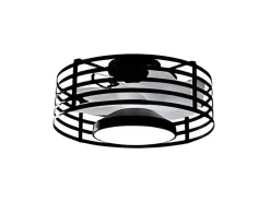 AKUNADECOR Plafón^Ventilador Dc Xaloc Led 22w Con Memoria De Color Negro