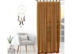 Visillo con nudos 135x250 cm SPIRIT bronze