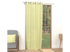 Visillo con ojales 135x250 cm ALIX verde lima