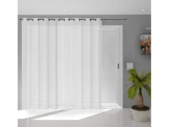 Visillo con ojales 280x250 cm NOEMIE blanco, por Soleil d'Ocre