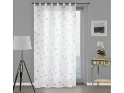 Soleil d'ocre Ropa De Casa^Visillo con patas 135x250 cm LAURENE, por Blanco
