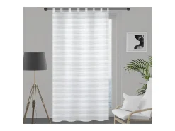 Soleil d'ocre Ropa De Casa^Visillo con patas 135X250 cm LOUIS, por Blanco