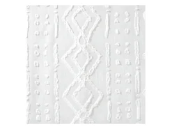 Clearance Atmosphera Visillo de jaquard limpio Blanco