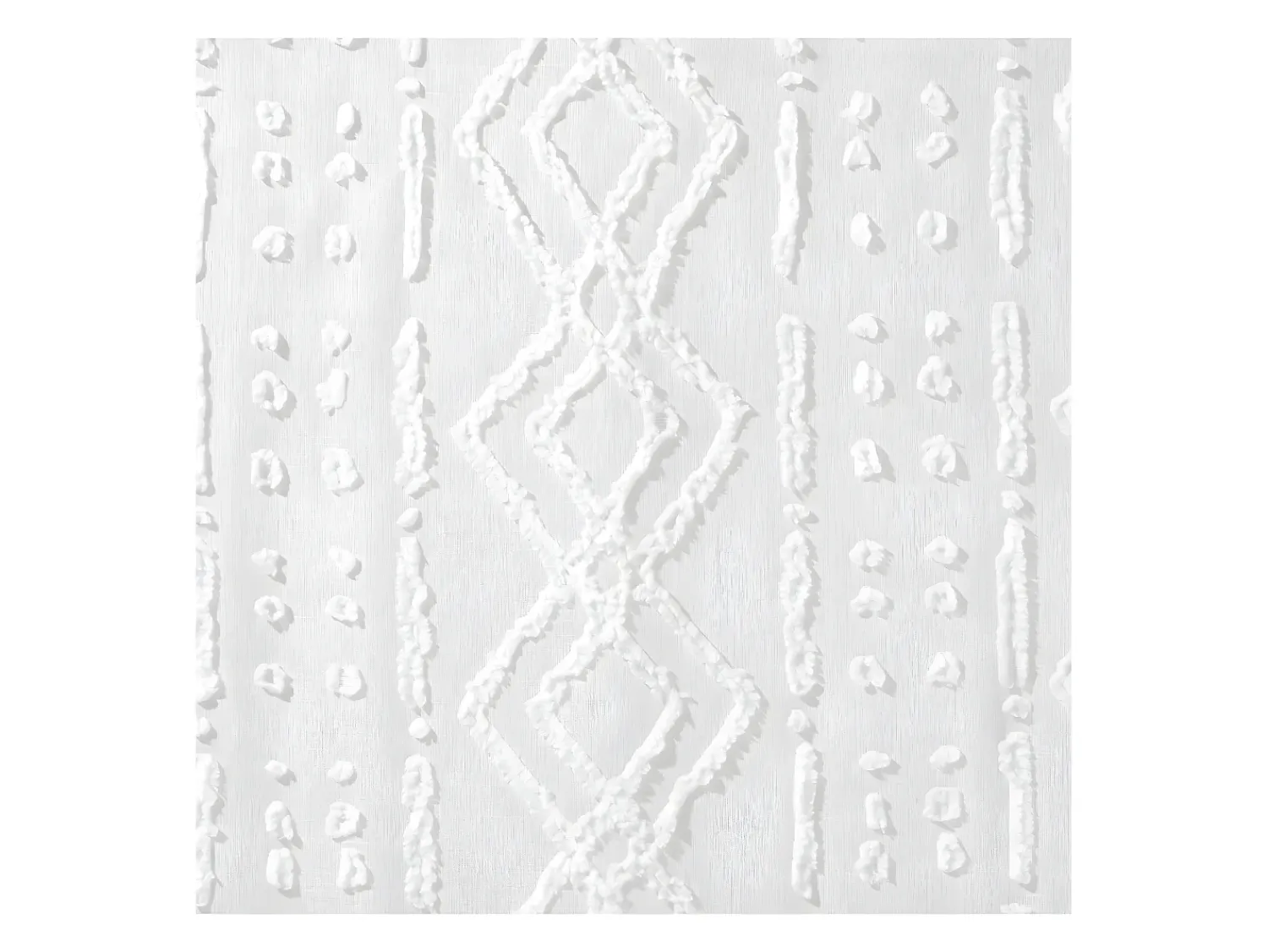 Clearance Atmosphera Visillo de jaquard limpio Blanco