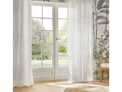 Atmosphera Ropa De Casa^Visillo liso con ojales Blanco