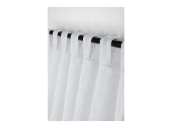 Visillo liso con presillas disimuladas