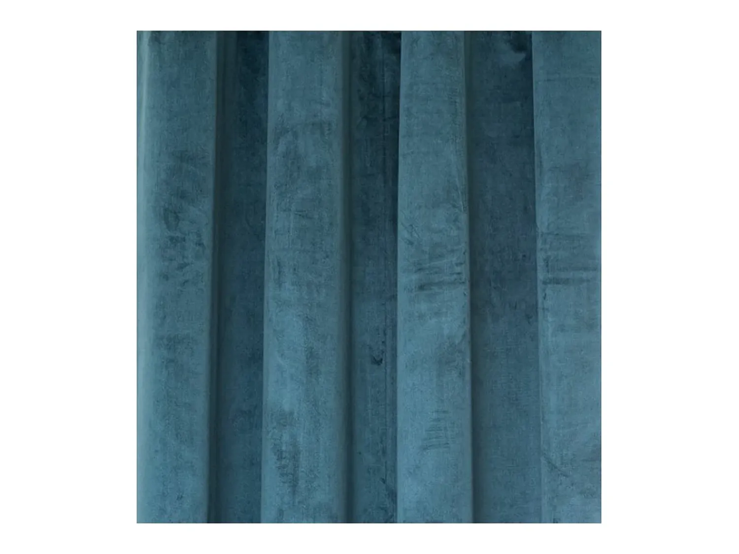 Hot Atmosphera Visillo opaco de terciopelo 140 x 260 cm Azul