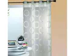 Ropa De Casa^Visillo organza jacquard oléron Marfil