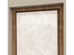 Soleil d'ocre Visillo para puerta ventana 70x200 cm CELIA taupe, de Topo