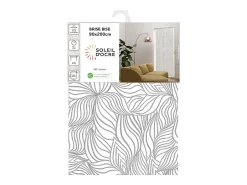 Clearance Soleil d'ocre Visillo para puerta ventana 90x200 cm LOUANE, por Blanco