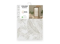 Clearance Soleil d'ocre Visillo para puerta ventana 90x200 cm CELIA taupe, por Topo
