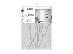 Soleil d'ocre Visillo para puerta ventana 70x200 cm LIANE , de Blanco
