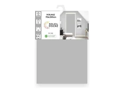 Soleil d'ocre Ropa De Casa^Visillo para puerta ventana 70x200 cm DOLLY claro, por Gris