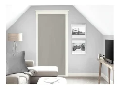 Soleil d'ocre Ropa De Casa^Visillo para puerta ventana 90x200 cm NOEMIE taupe, por Topo