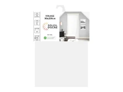 Soleil d'ocre Ropa De Casa^Visillo para puerta ventana 90x200 cm DOLLY , por Blanco