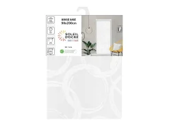 Soleil d'ocre Ropa De Casa^Visillo para puerta ventana 90x200 cm CIRCLE, por Blanco