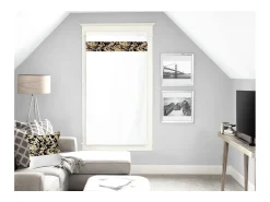 Soleil d'ocre Ropa De Casa^Visillo para ventana algodón MAYLINE 60x90 cm Blanco