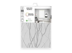 Clearance Soleil d'ocre Visillo para ventana 60x90 cm LIANE blanc, por Blanco