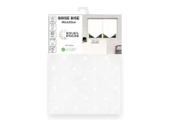 Best Soleil d'ocre Visillo para ventana 90x120 cm PAULINE, por Blanco