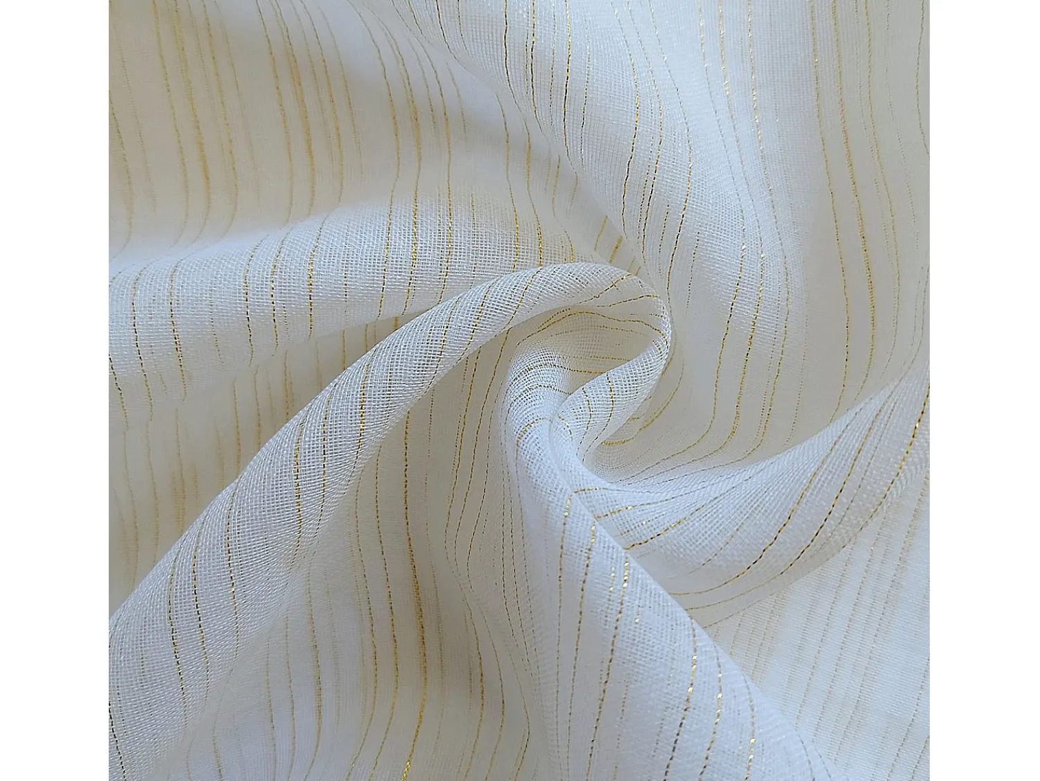 Soleil d'ocre Ropa De Casa^Visillos 60x90 cm BELLA oro, por Blanco