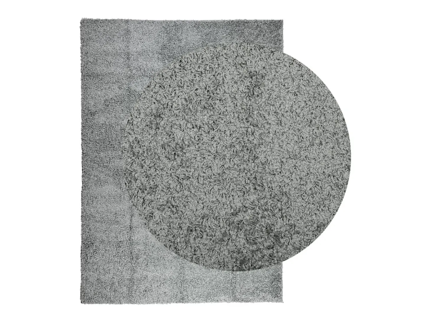 Vito Alfombra de pelo largo moderna verde 240x340 cm