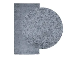 New Garden Furniture Vito Alfombra peluda de pelo largo moderna PAMPLONA 100x200 cm Azul