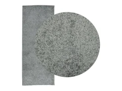 Vito Alfombra peluda de pelo largo moderna PAMPLONA verde 80x200 cm