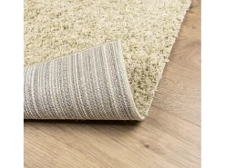 Outlet Garden Furniture Vito Alfombra peluda de pelo largo moderna PAMPLONA dorado 80x250 cm Multicolor