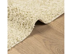 Outlet Garden Furniture Vito Alfombra peluda de pelo largo moderna PAMPLONA dorado 80x250 cm Multicolor