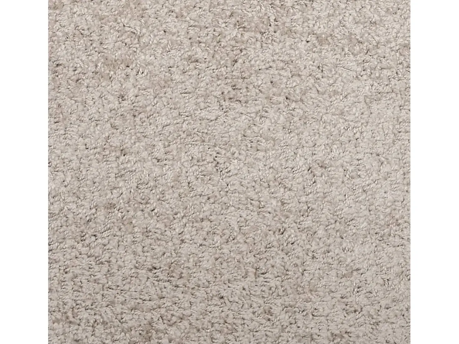 Vito Alfombra peluda de pelo largo moderna PAMPLONA beige 160x160 cm