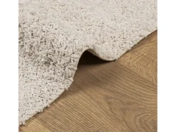 Hot Garden Furniture Vito Alfombra peluda de pelo largo moderna PAMPLONA 140x200 cm Crema