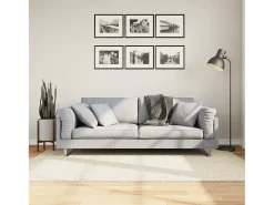 Hot Garden Furniture Vito Alfombra peluda de pelo largo moderna PAMPLONA 140x200 cm Crema