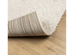 Hot Garden Furniture Vito Alfombra peluda de pelo largo moderna PAMPLONA 140x200 cm Crema