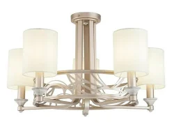 Best Maytoni Vittoria Lámpara de araña Crema con Oro, 5 Luces, E14 Beige