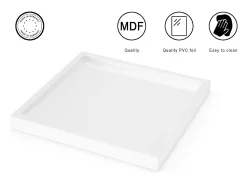 Discount Vladon Cuenco decorativo Maya, moderno Plato decorativo cuadrado, Roble natural (20 x 1,8 x 20 cm) Color natural claro