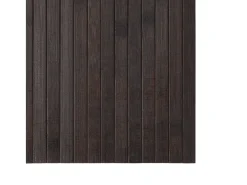 Wakil Alfombra rectangular bambú marrón oscuro 70x300 cm
