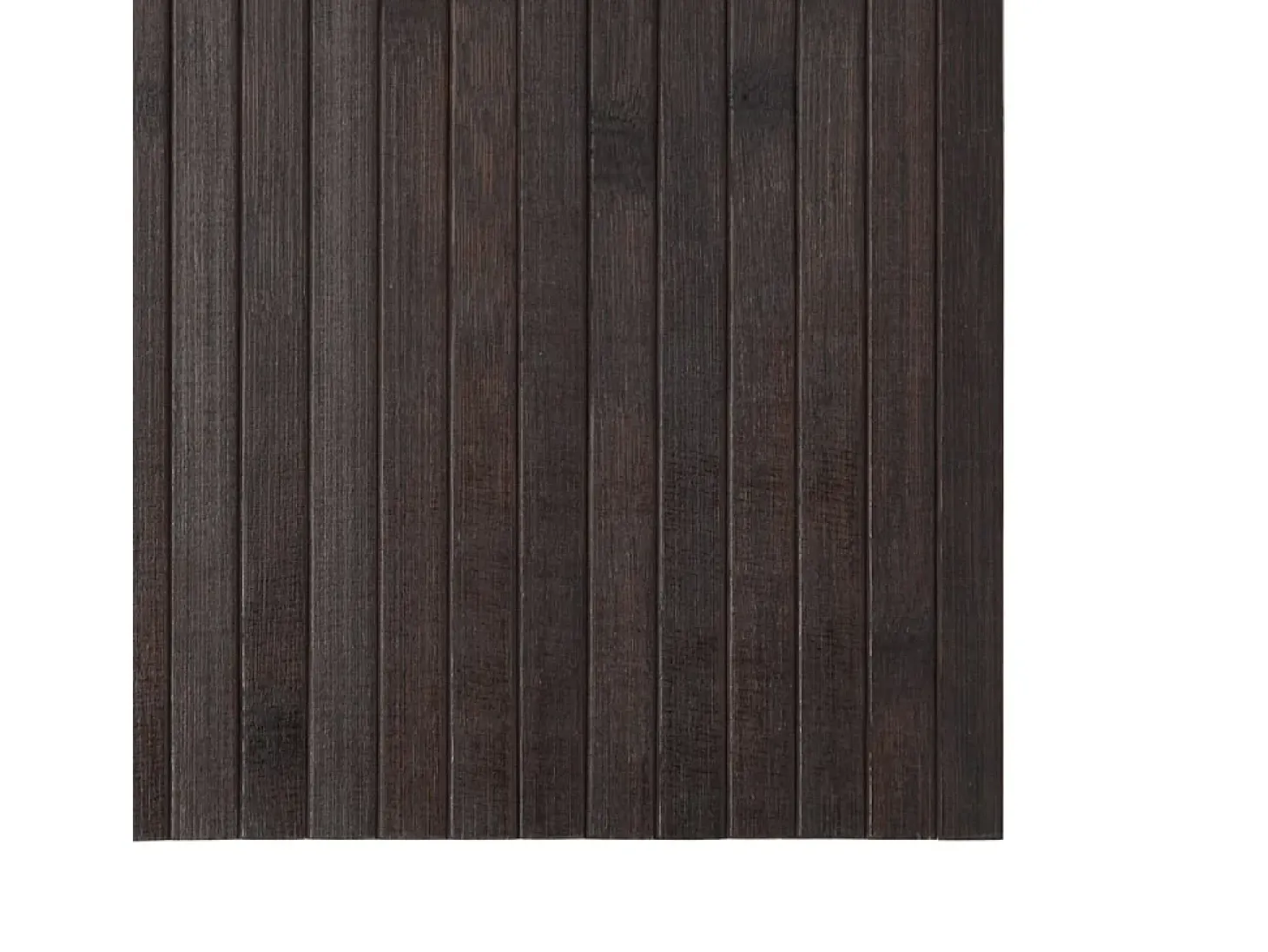 Wakil Alfombra rectangular bambú marrón oscuro 70x300 cm